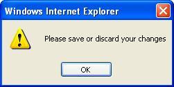 Save-Discard Popup